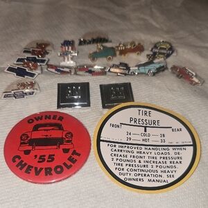 Chevrolet Collectible Pin and Badge Set